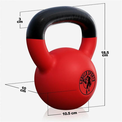 Neoprene Coated Cast Iron Kettlebell 2 kg - 28 kg