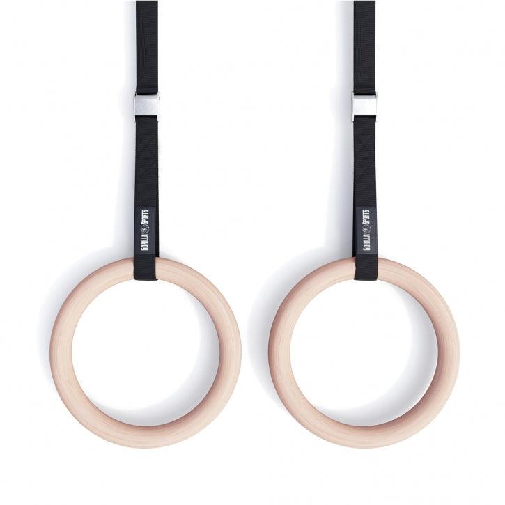 Gymnastic Rings in Plastic/Wood (Set of 2)