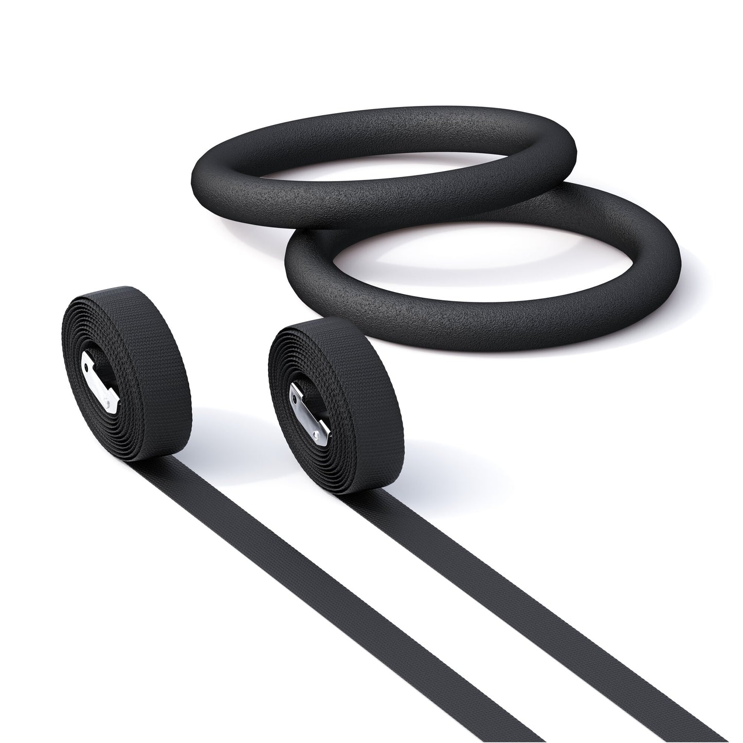 Gymnastic Rings in Plastic/Wood (Set of 2)