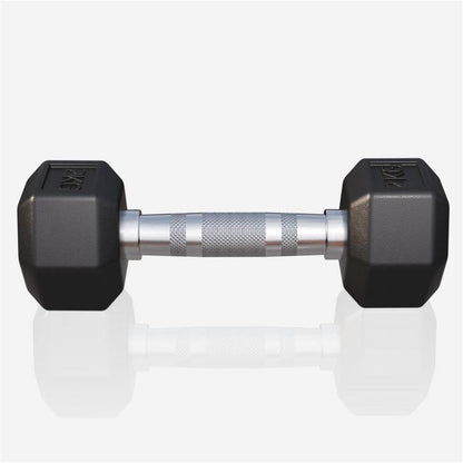 Hex Rubber Dumbbell 2 - 27.5 kg