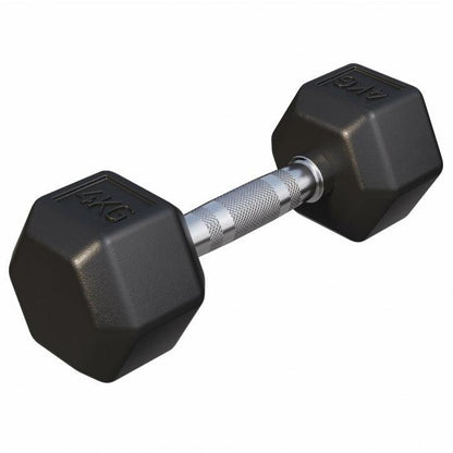 Hex Rubber Dumbbell 2 - 27.5 kg