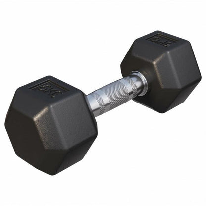 Hex Rubber Dumbbell 2 - 27.5 kg