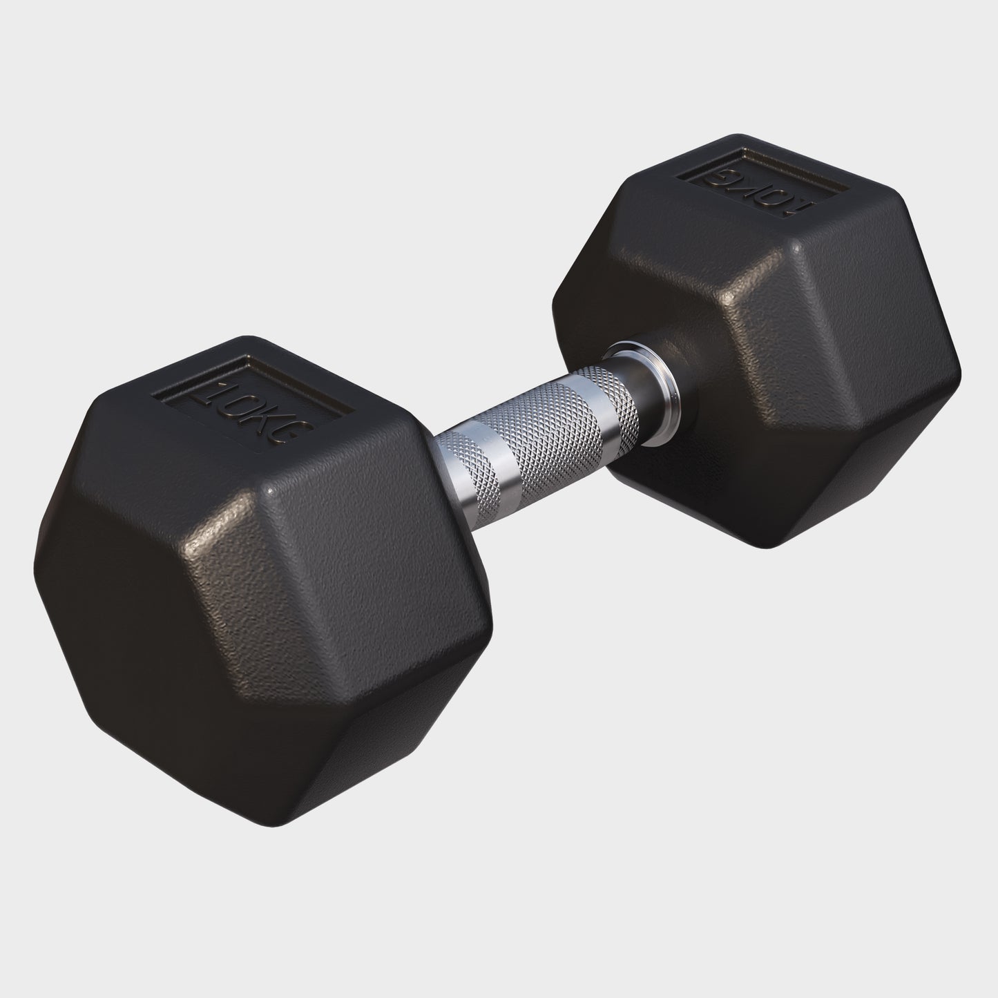 Hex Rubber Dumbbell 2 - 27.5 kg