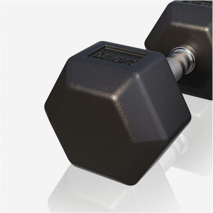 Hex Rubber Dumbbell 2 - 27.5 kg