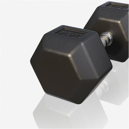 Hex Rubber Dumbbell 2 - 27.5 kg