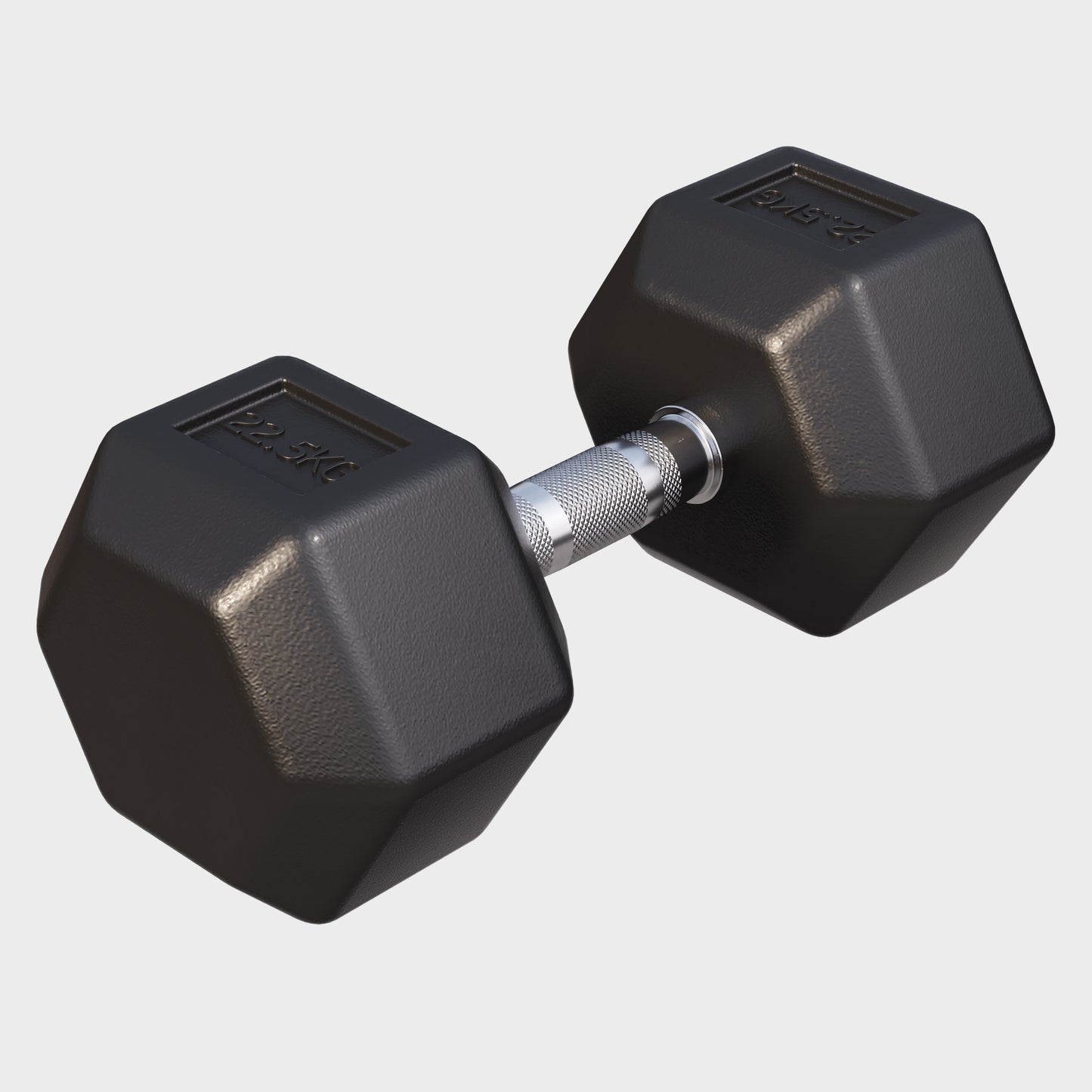 Hex Rubber Dumbbell 2 - 27.5 kg
