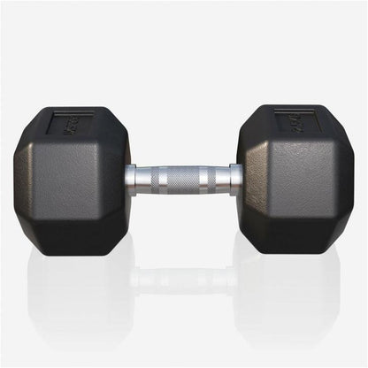 Hex Rubber Dumbbell 2 - 27.5 kg
