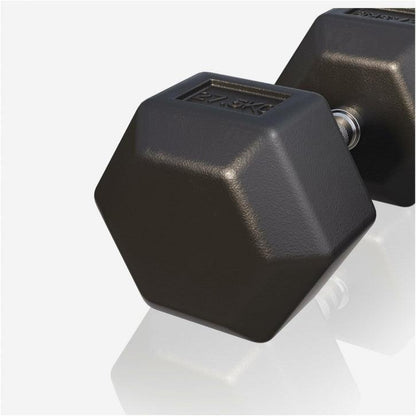Hex Rubber Dumbbell 2 - 27.5 kg