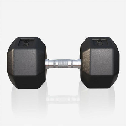Hex Rubber Dumbbell 2 - 27.5 kg