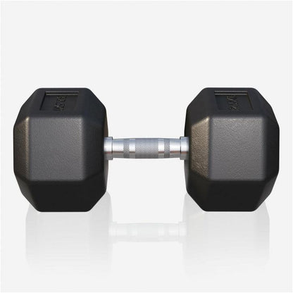 Hex Rubber Dumbbell 2 - 27.5 kg