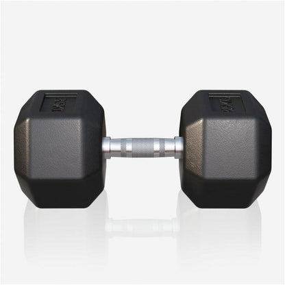 Hex Rubber Dumbbell 2 - 27.5 kg