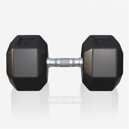 Hex Rubber Dumbbell 2 - 27.5 kg