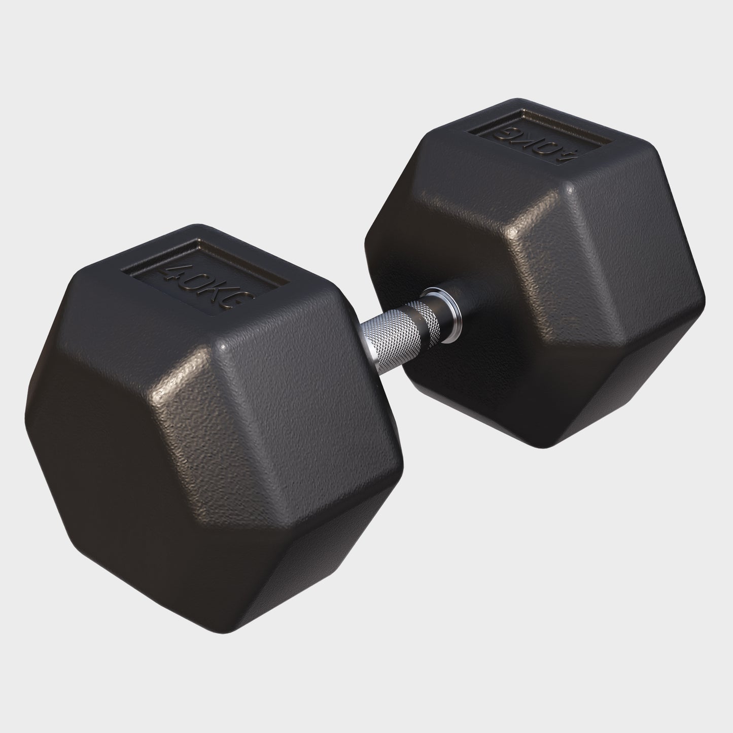 Hex Rubber Dumbbell 2 - 27.5 kg