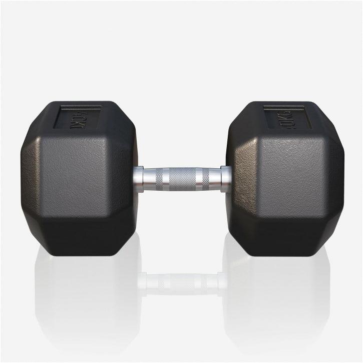 Hex Rubber Dumbbell 2 - 27.5 kg