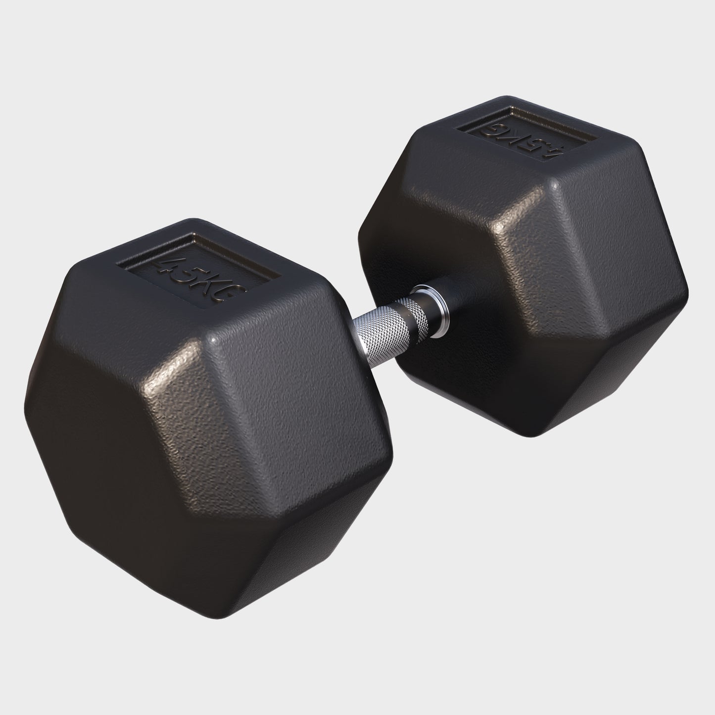Hex Rubber Dumbbell 2 - 27.5 kg