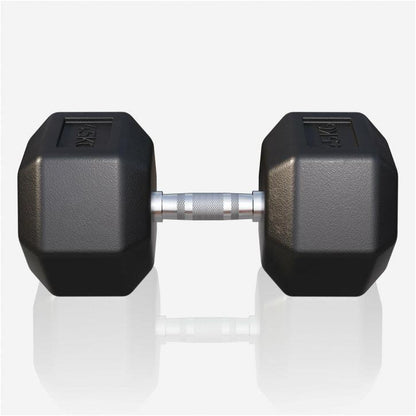 Hex Rubber Dumbbell 2 - 27.5 kg