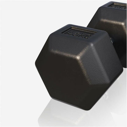 Hex Rubber Dumbbell 2 - 27.5 kg