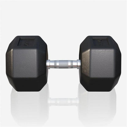 Hex Rubber Dumbbell 2 - 27.5 kg