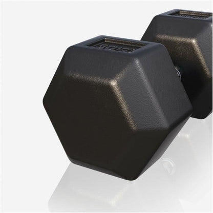Hex Rubber Dumbbell 2 - 27.5 kg