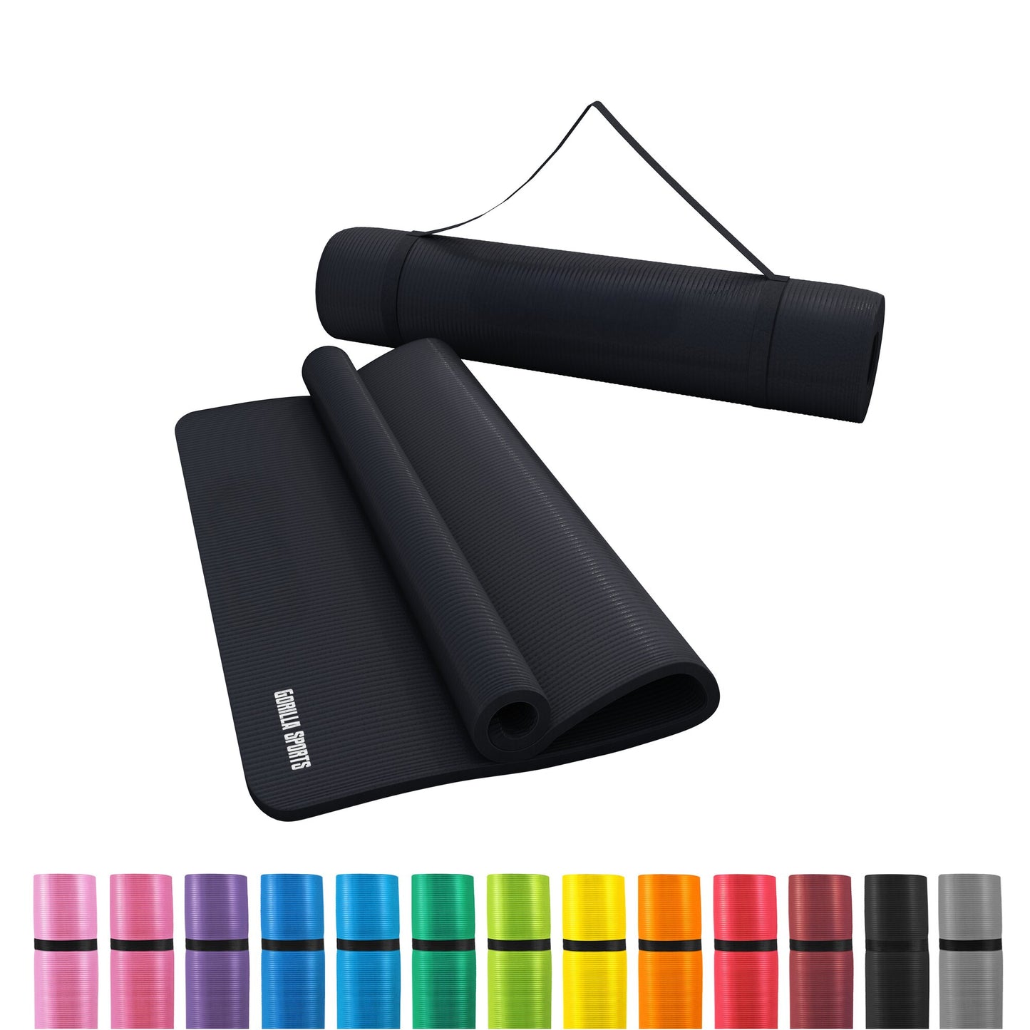 Thick Yoga Mat 60/100 cm in Various Colours