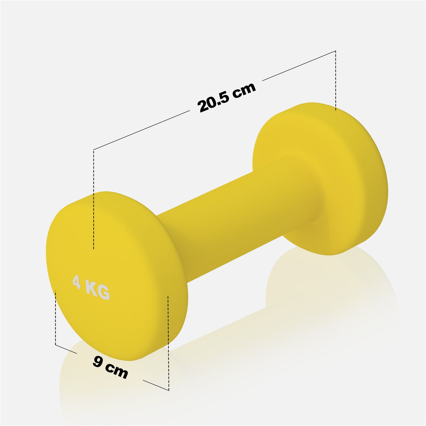 Neoprene Dumbbells (Set 2 x 0.5 - 5 kg)