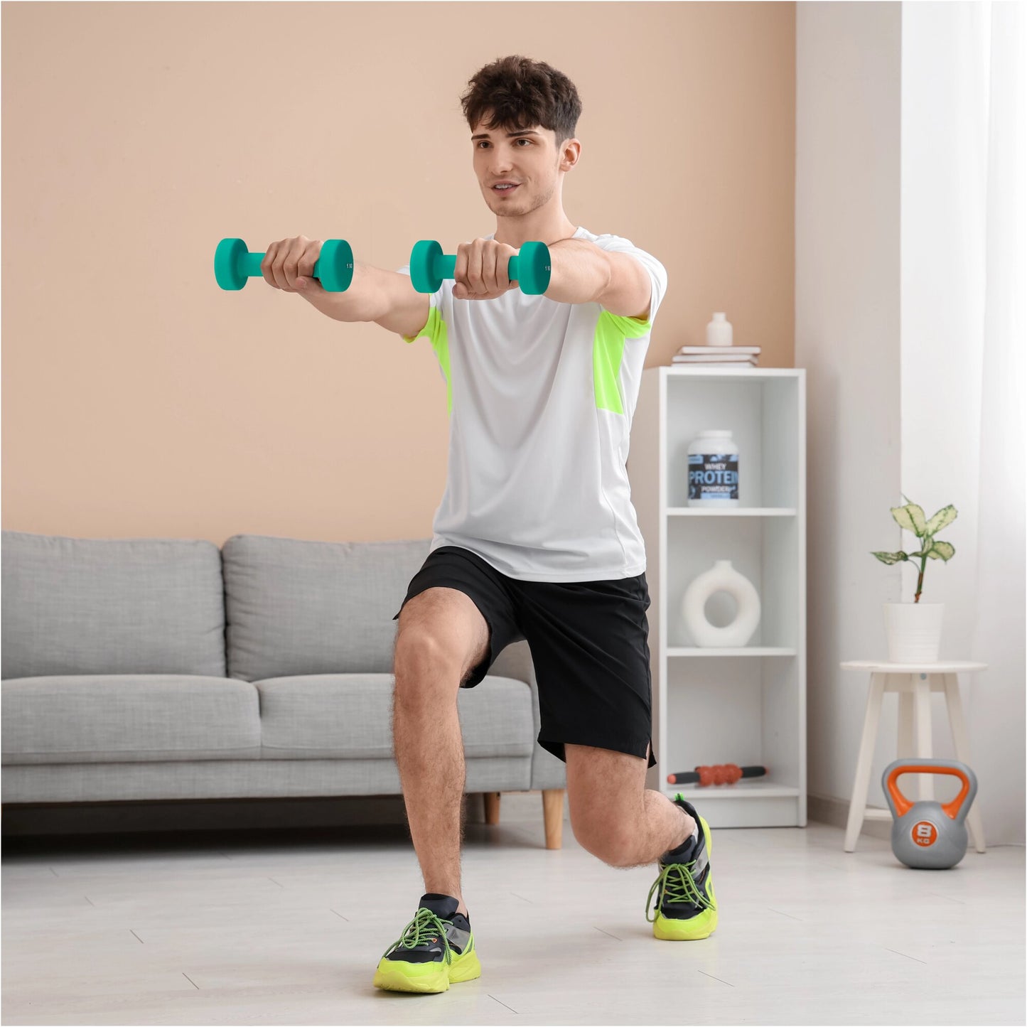 Neoprene Dumbbells (Set 2 x 0.5 - 5 kg)