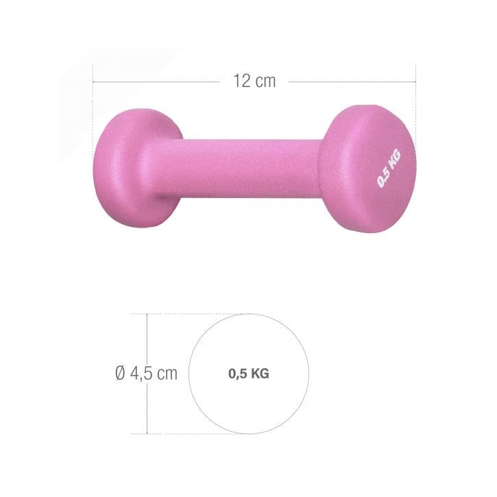 Neoprene Dumbbells (Set 2 x 0.5 - 5 kg)