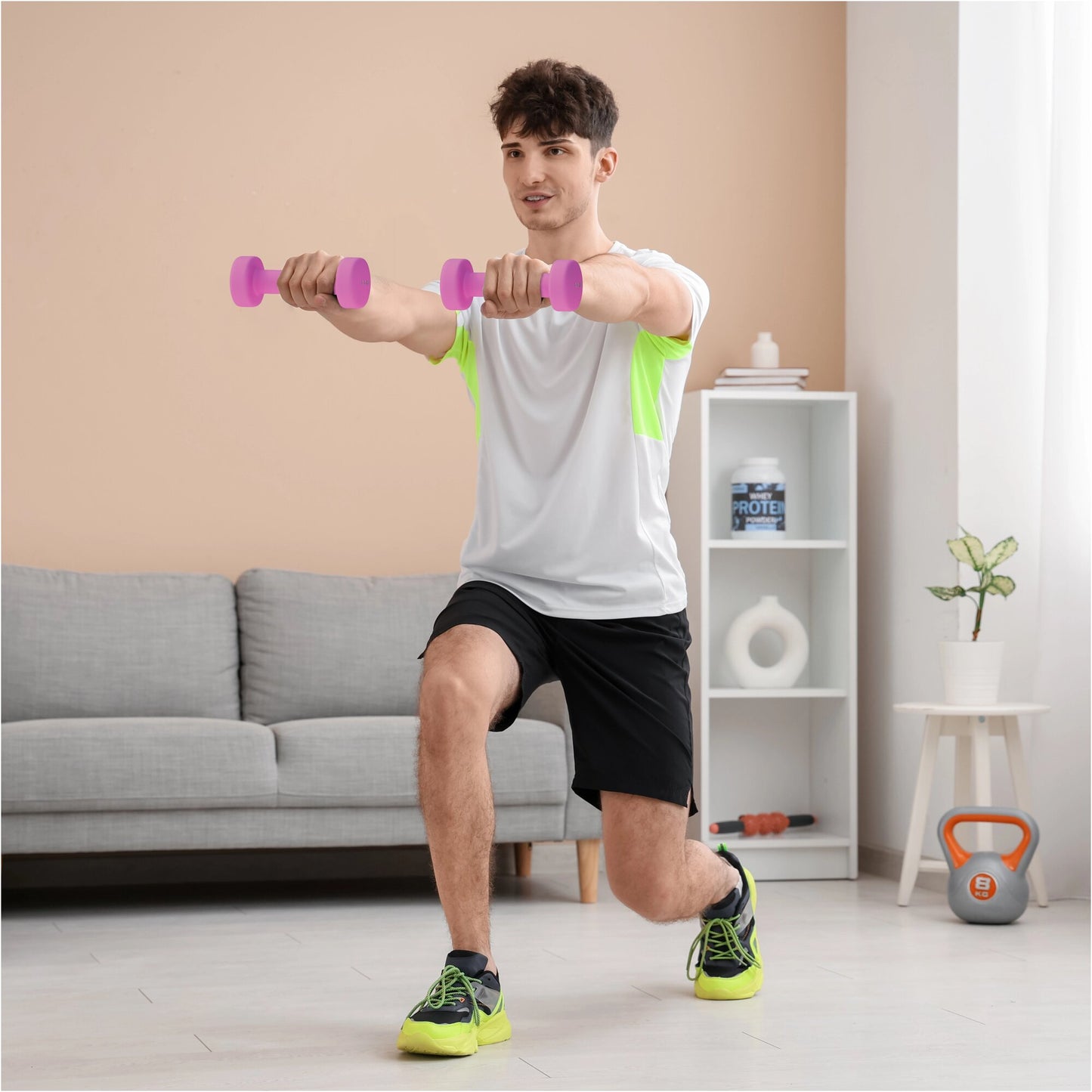 Neoprene Dumbbells (Set 2 x 0.5 - 5 kg)
