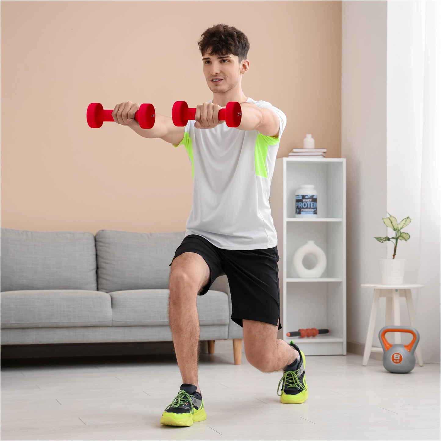 Neoprene Dumbbells (Set 2 x 0.5 - 5 kg)