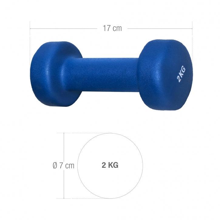 Neoprene Dumbbells (Set 2 x 0.5 - 5 kg)