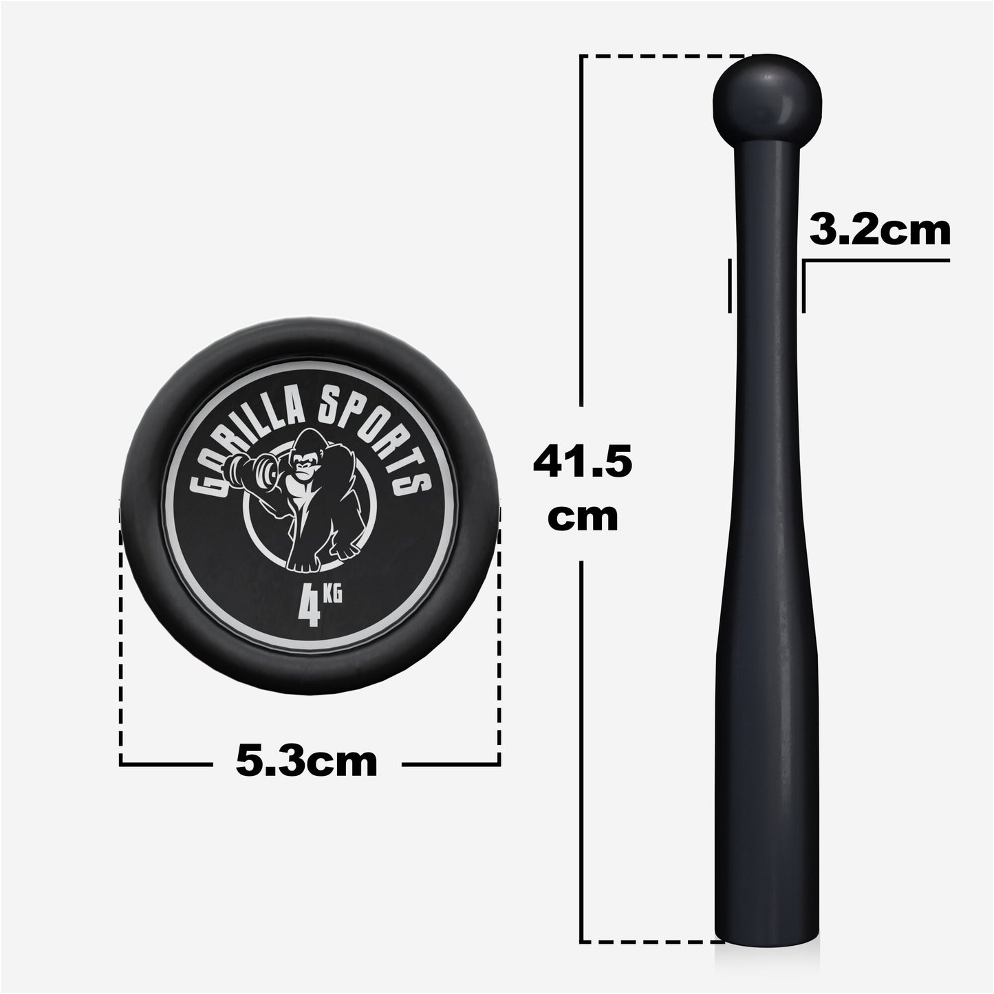Indian Clubbells 2 - 20 kg
