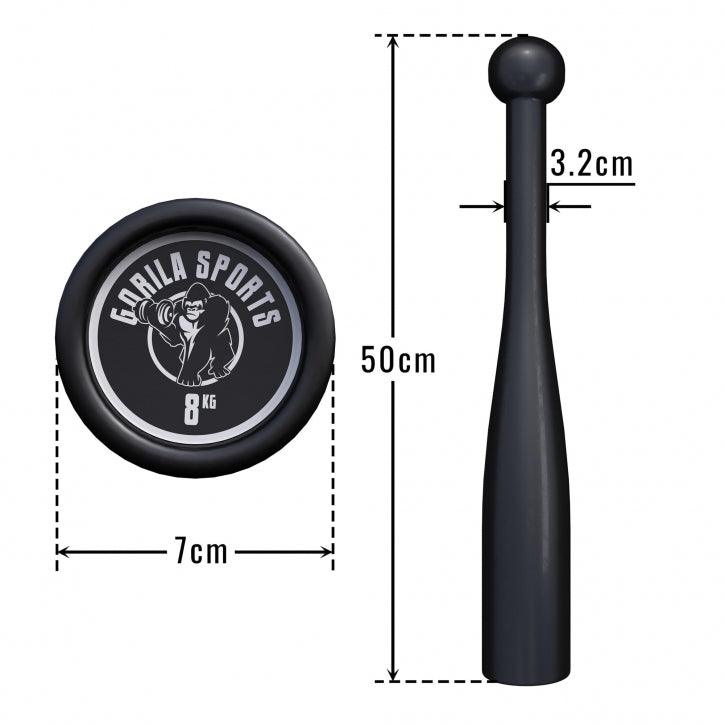 Indian Clubbells 2 - 20 kg