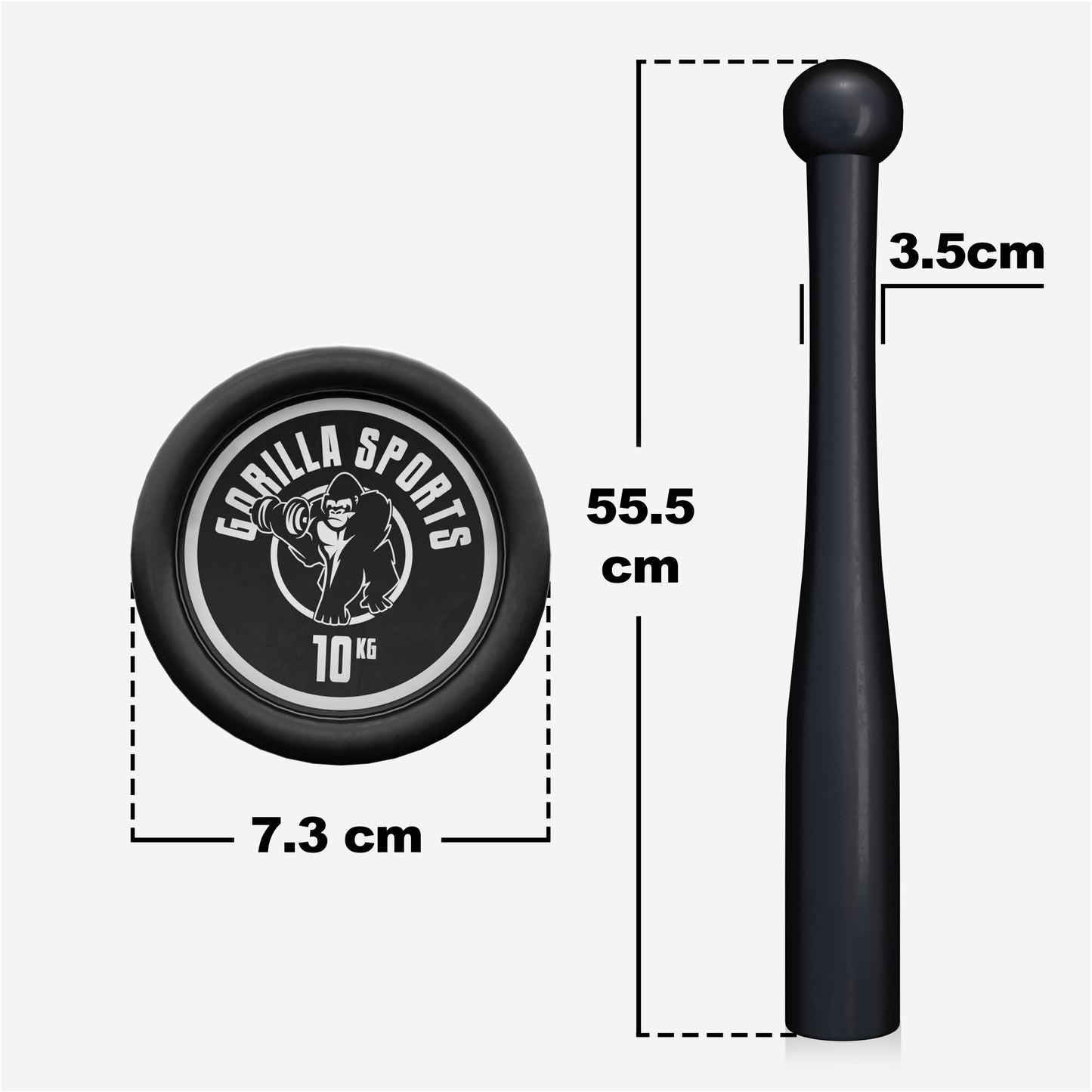 Indian Clubbells 2 - 20 kg