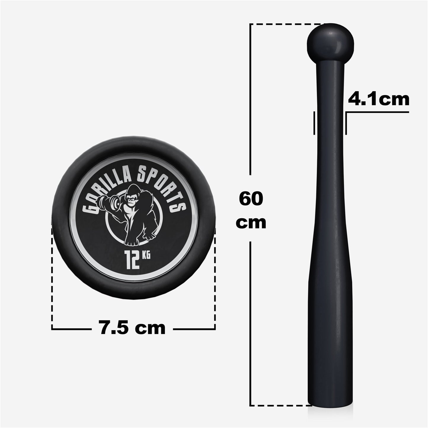Indian Clubbells 2 - 20 kg