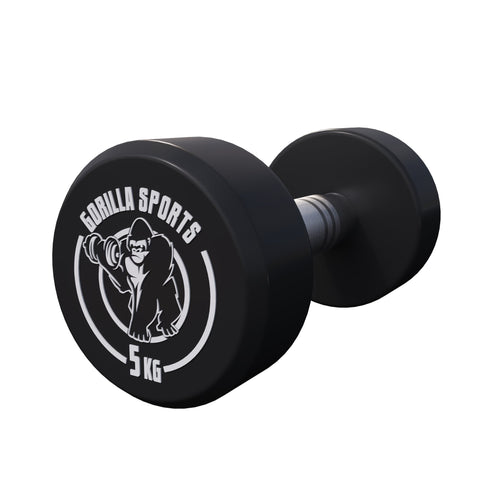 Rubber Dumbbell Set 2.5 - 27.5 kg or in Set