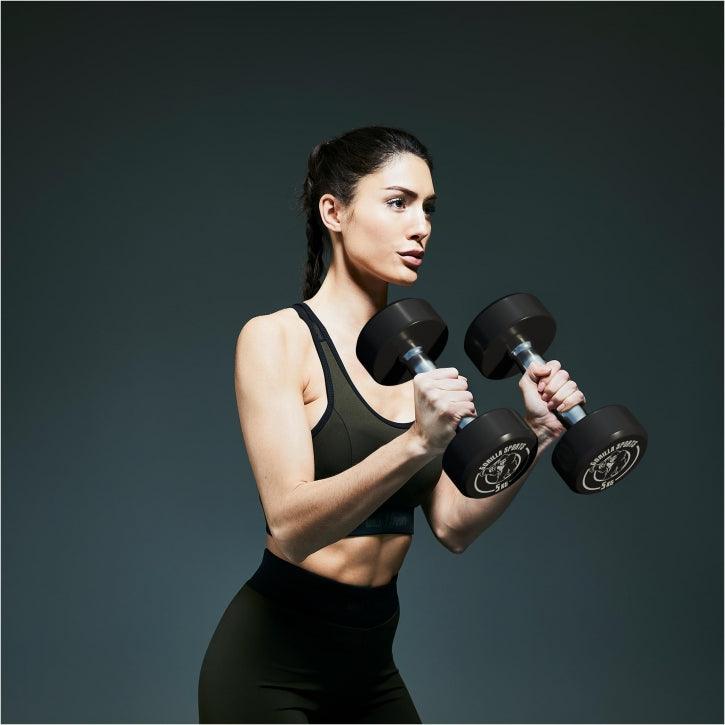 Rubber Dumbbell Set 2.5 - 27.5 kg or in Set