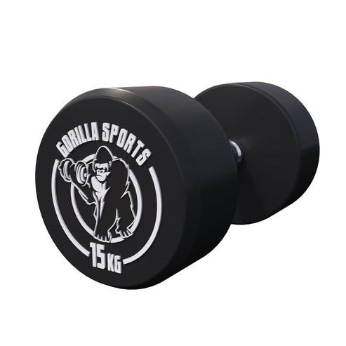 Rubber Dumbbell Set 2.5 - 27.5 kg or in Set