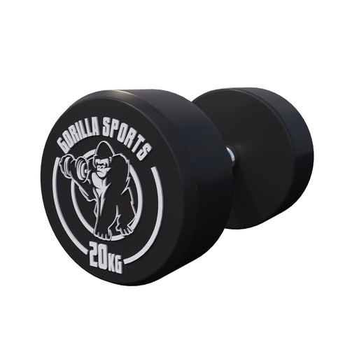Rubber Dumbbell Set 2.5 - 27.5 kg or in Set