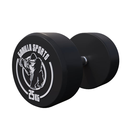 Rubber Dumbbell Set 2.5 - 27.5 kg or in Set