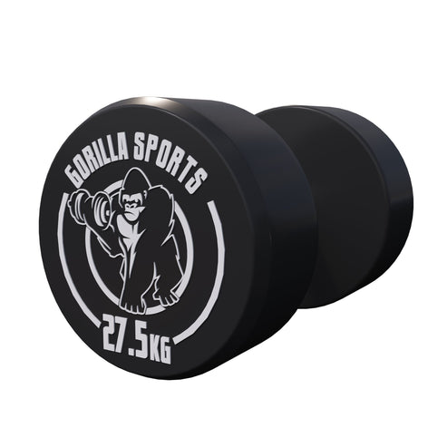 Rubber Dumbbell Set 2.5 - 27.5 kg or in Set