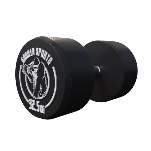 Rubber Dumbbell Set 2.5 - 27.5 kg or in Set