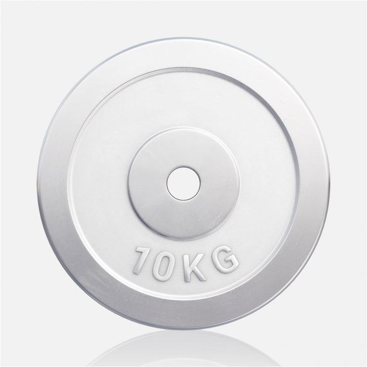 Chrome Cast Iron Weight Plate (30/31 mm)