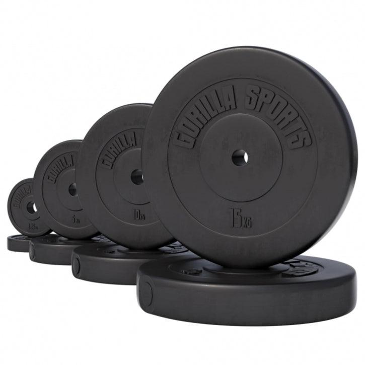 Plastic Weight Plate 2.5 - 35 lb, 25 mm