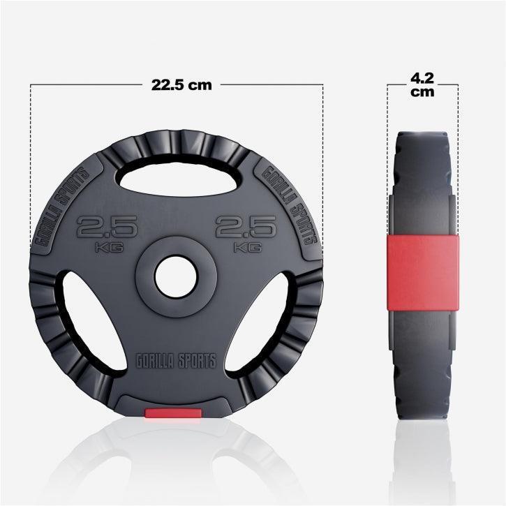 Tri-Grip Vinyl Weight Plate 30/31 mm