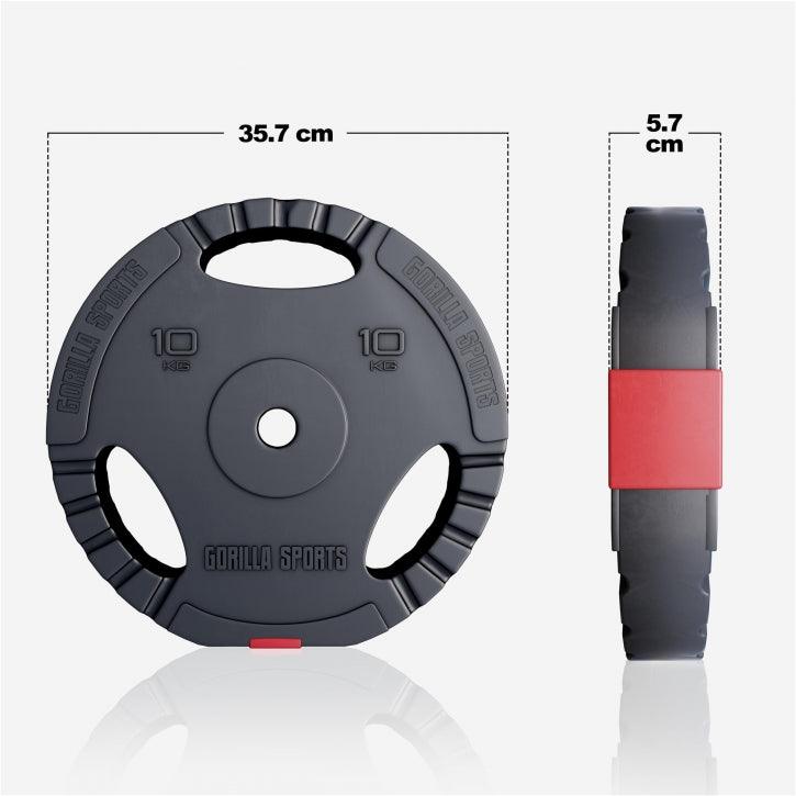 Tri-Grip Vinyl Weight Plate 30/31 mm