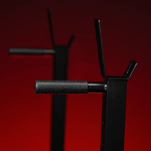 Adjustable Squat Rack with Dip Handles