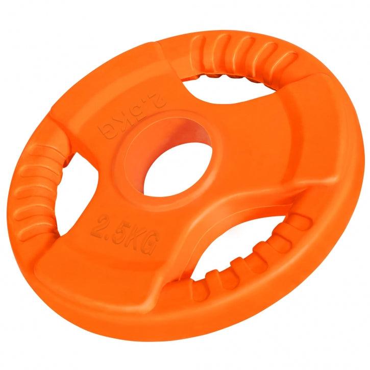 Rubber Tri-Grip Olympic Weight Plate 50/51 mm