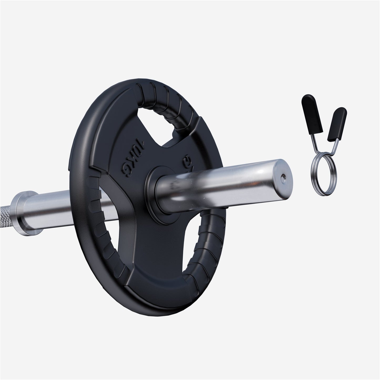 Rubber Tri-Grip Olympic Weight Plate 50/51 mm