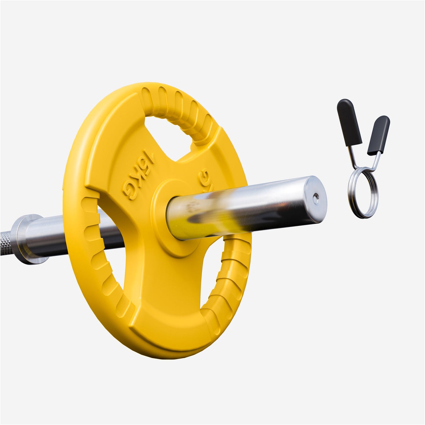 Rubber Tri-Grip Olympic Weight Plate 50/51 mm