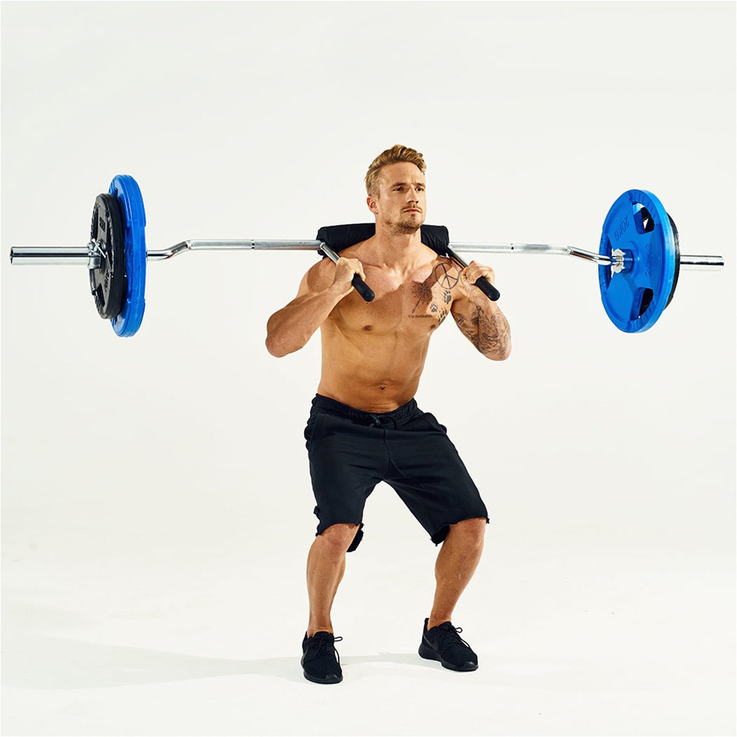 Rubber Tri-Grip Olympic Weight Plate 50/51 mm